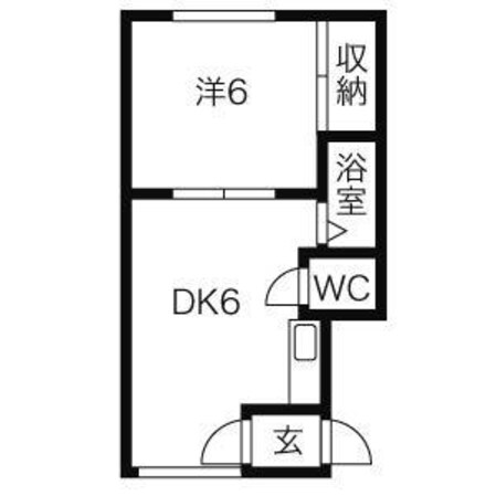 サンハウスの物件間取画像